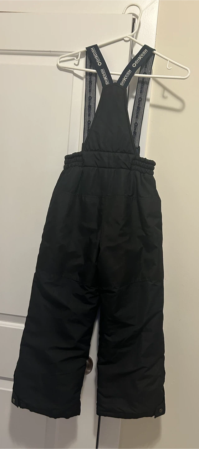 OshKosh B'gosh Black Snow Bib Pants - Kids Size
