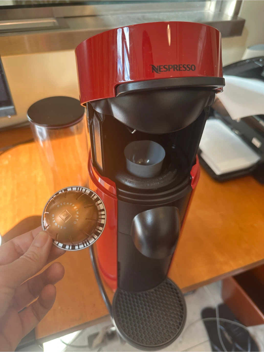 Nespresso Essenza Mini Red Coffee Machine - photo 5