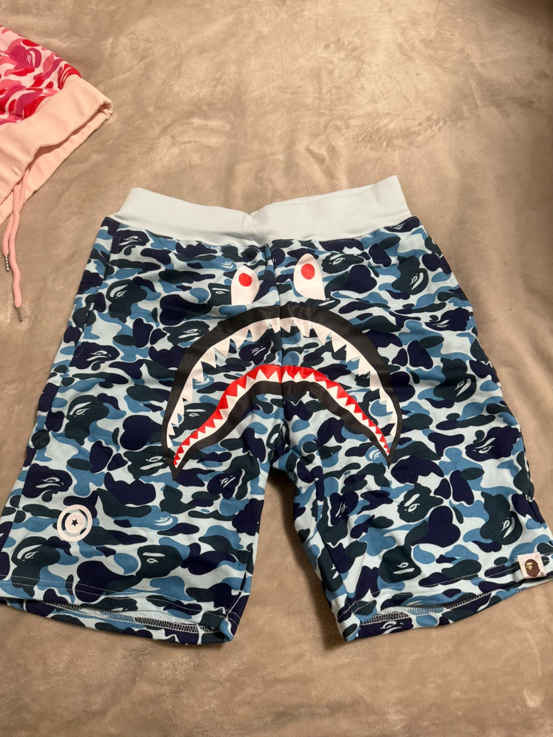 BAPE Shark Camo Shorts