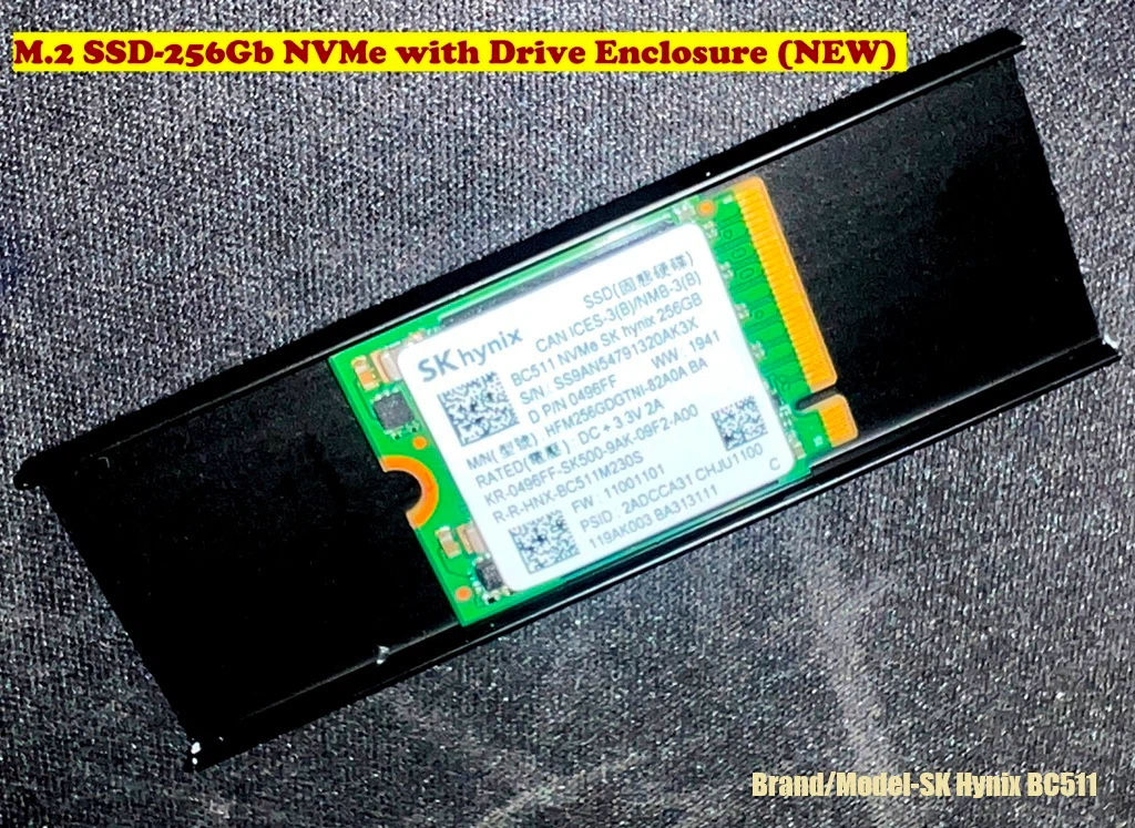 M.2 SSD-256Gb NVMe with Drive Enclosure (NEW) - photo 4
