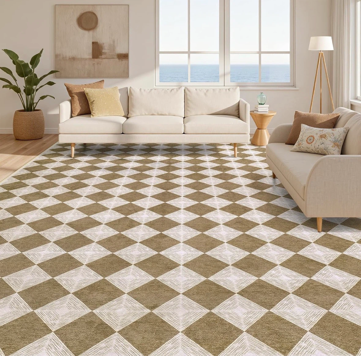 Checkerboard Area Rug 8x10 ft - photo 2