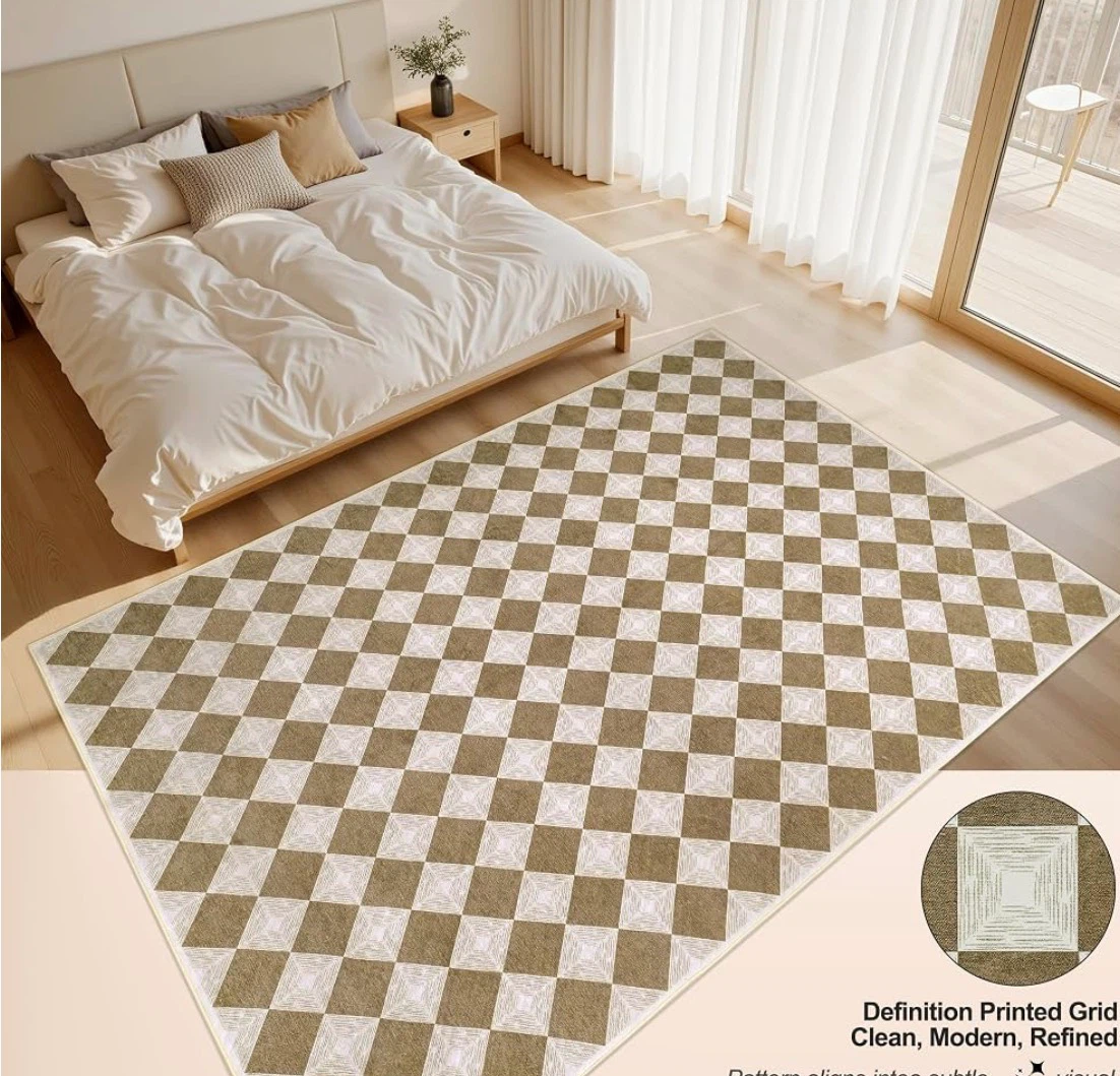 Checkerboard Area Rug 8x10 ft - photo 3
