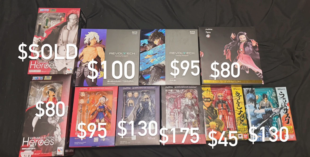 Few figures for sale
