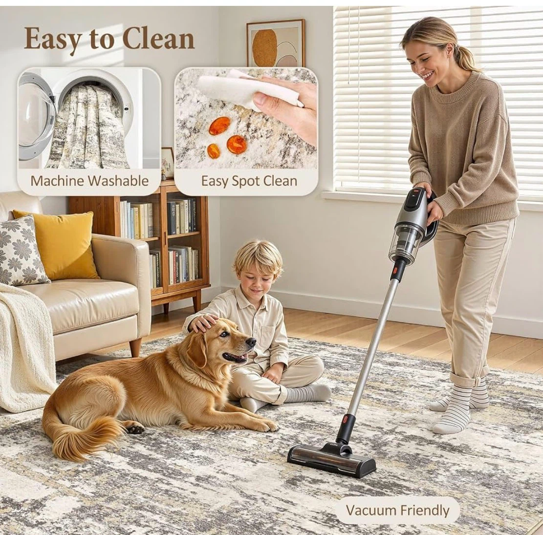 8'x10' Area Rug - Soft & Easy Clean - photo 4