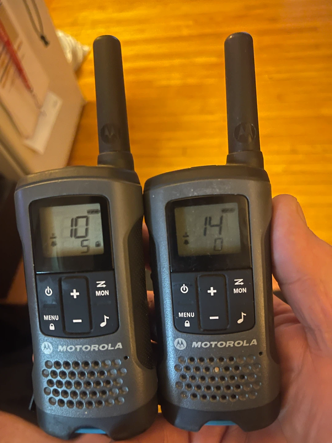 2x Motorola Walkie Talkies