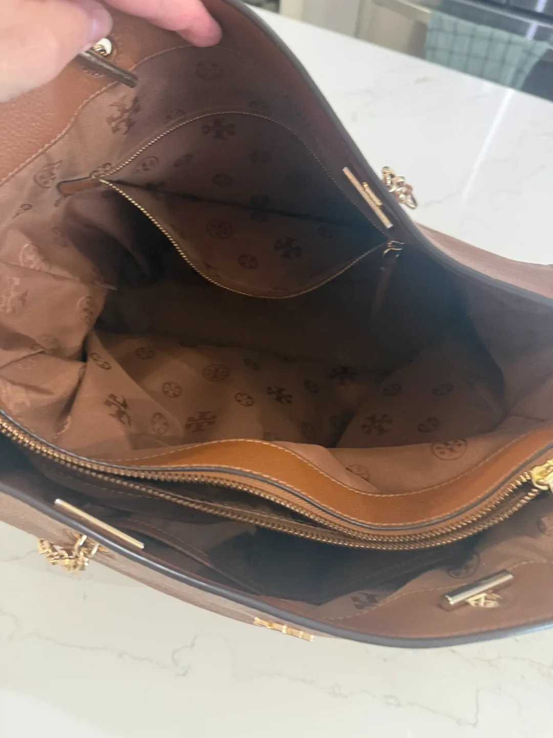 Tory Burch Brown Leather Tote Bag - photo 5