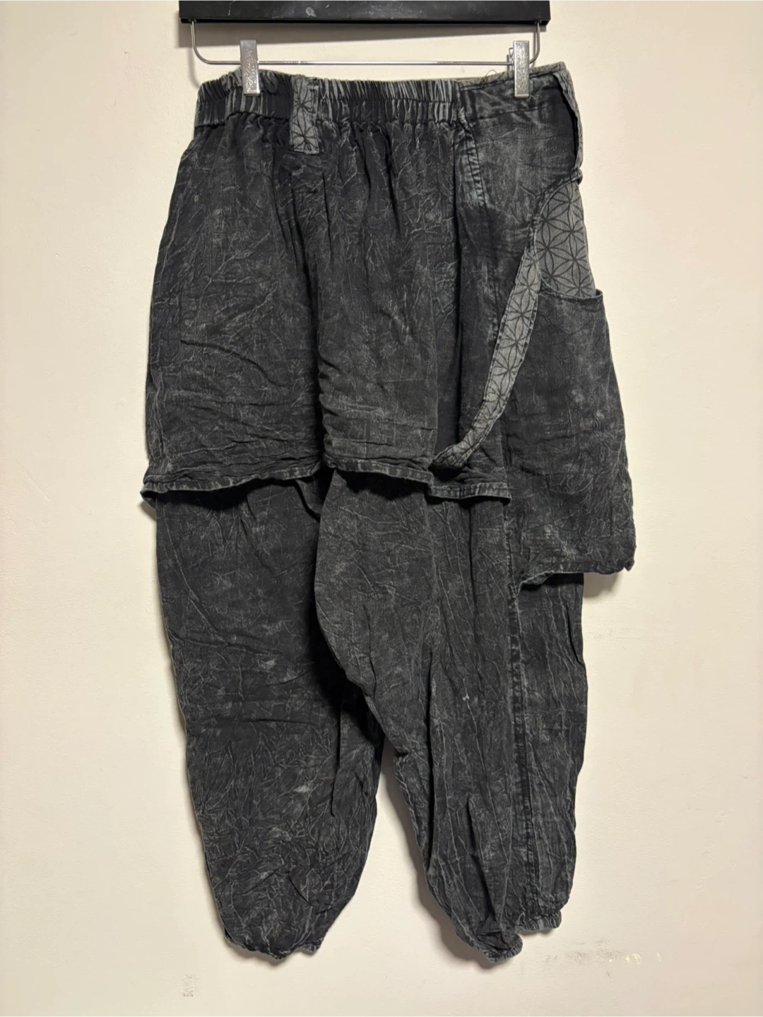 Grey Harem Bohemian Festival Rave Wook Pants - photo 2