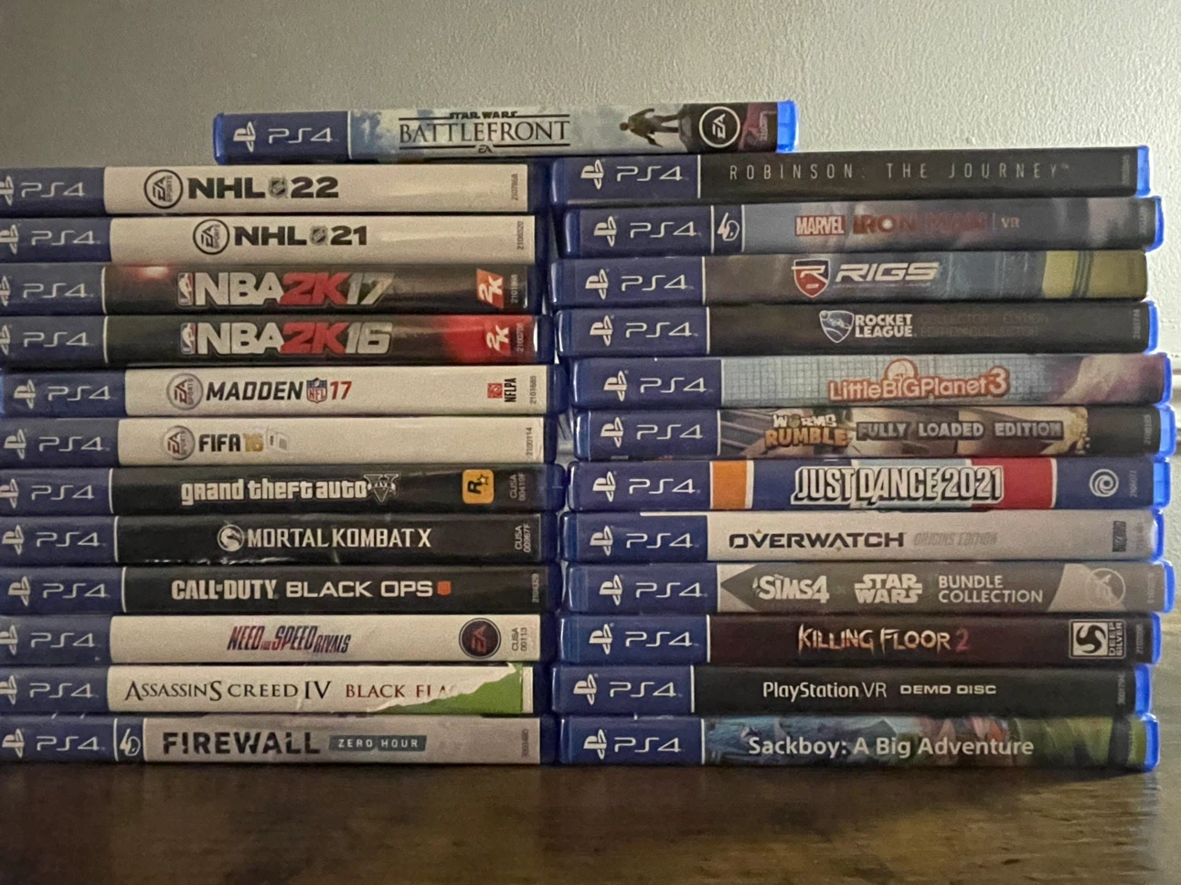 PS4 Pro 1TB, PSVR Bundle, 25 Games, 3 Controllers, Complete Set - photo 2