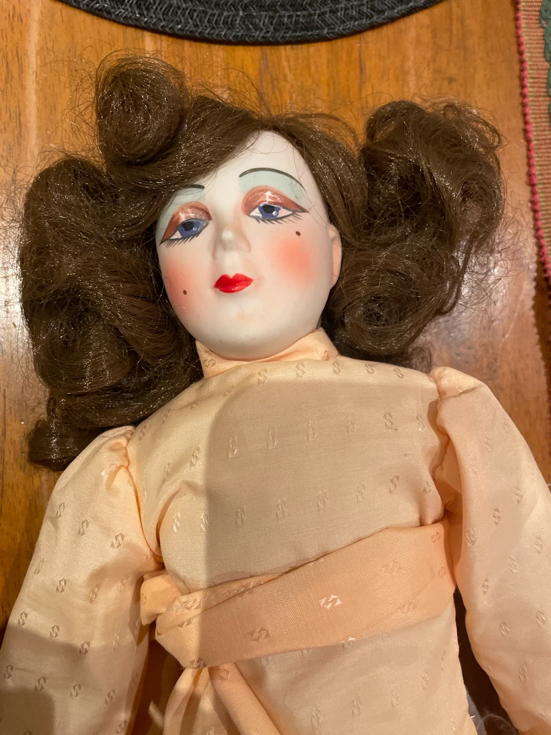 Antique ceramic  doll - photo 3