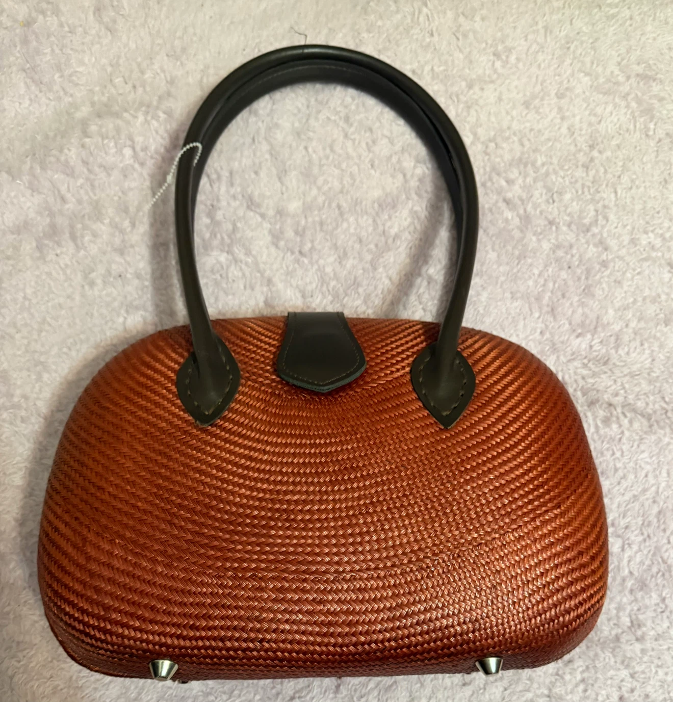One of a kind Handbag with Leather Handles