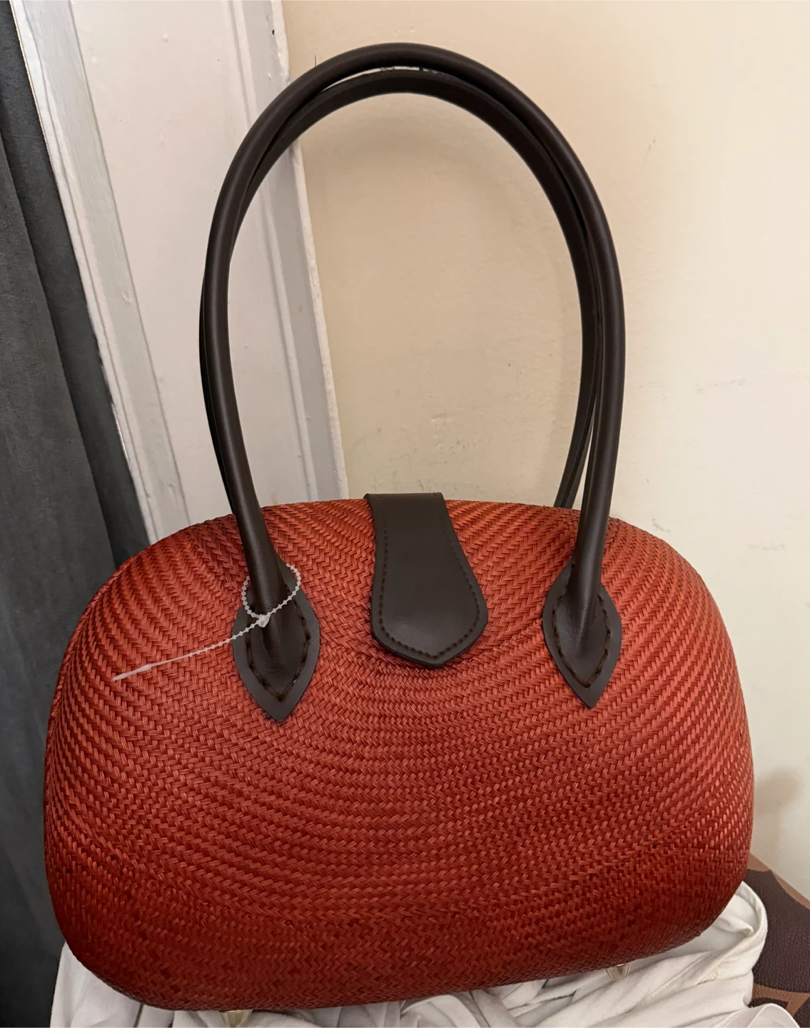 One of a kind Handbag with Leather Handles - photo 3