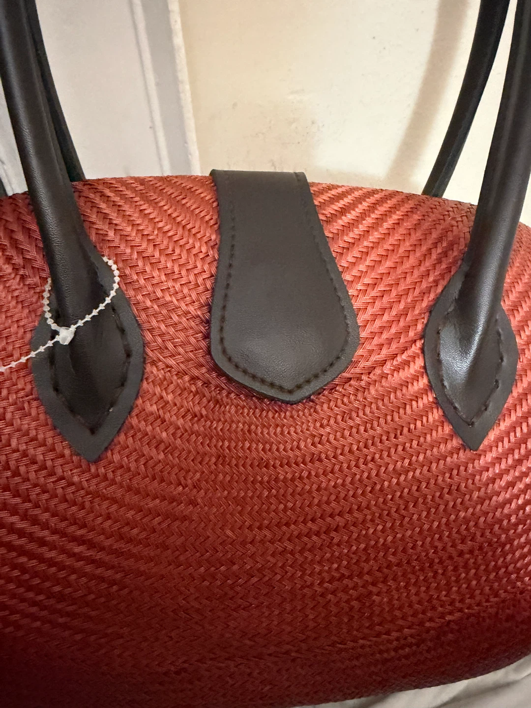 One of a kind Handbag with Leather Handles - photo 4