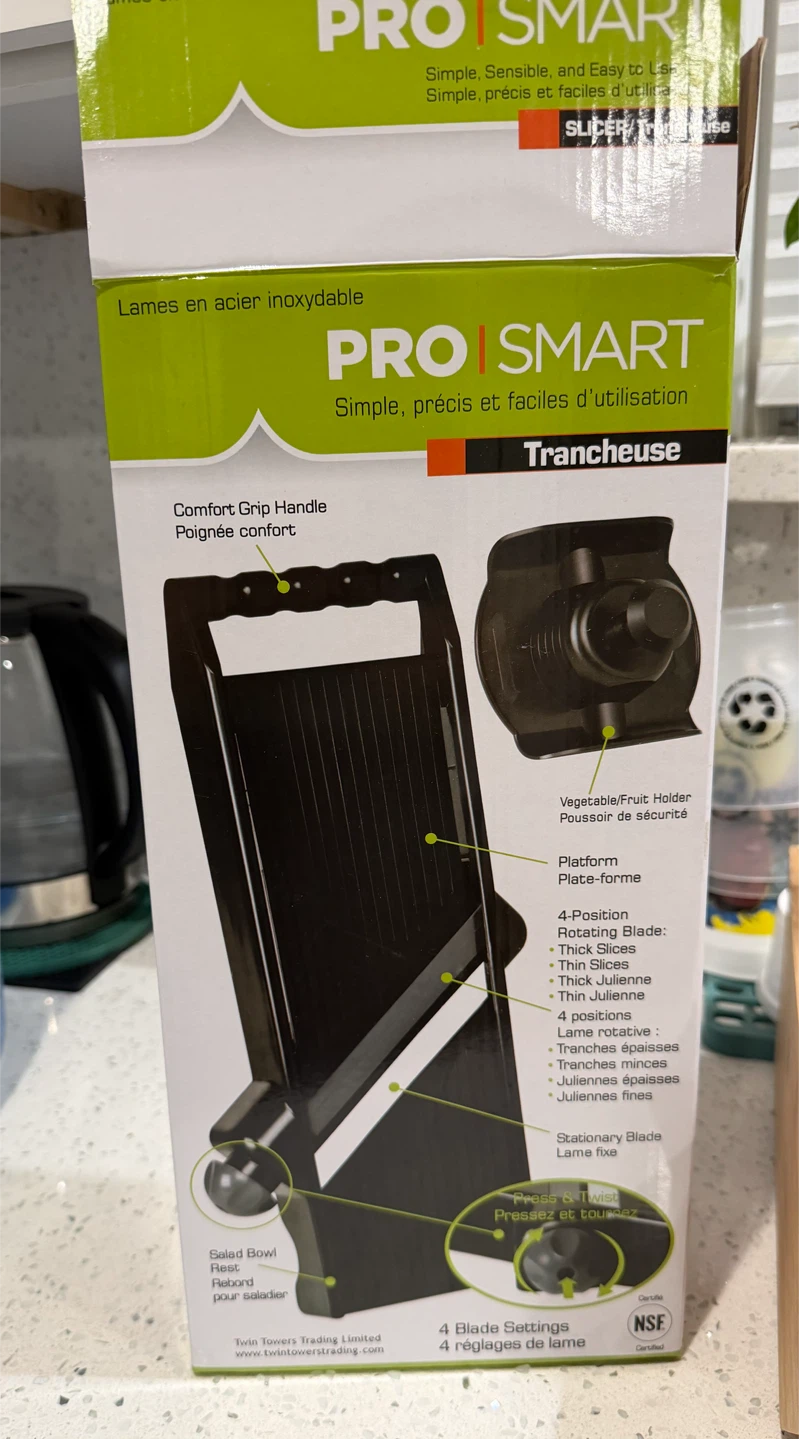 ProSmart Vegetable Slicer with 4 Blade Settings