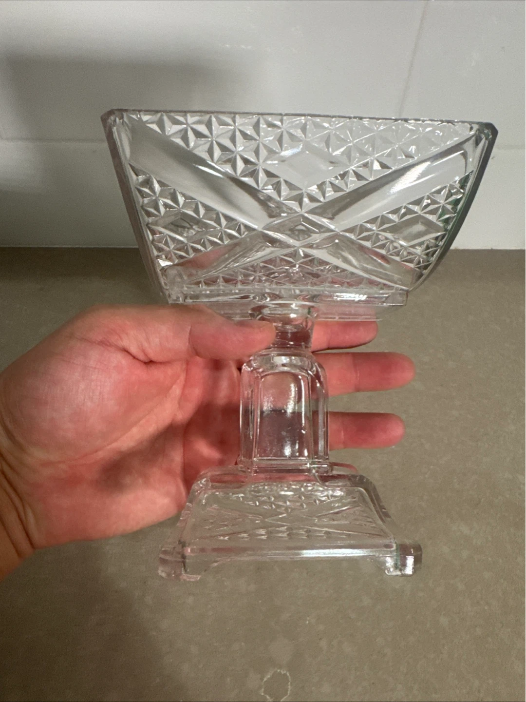 Glass Pedestal Candy Dish - photo 5