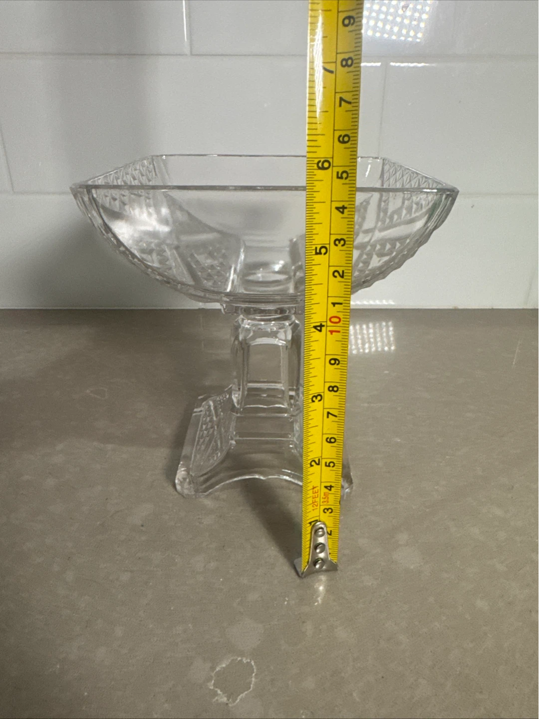 Glass Pedestal Candy Dish - photo 4