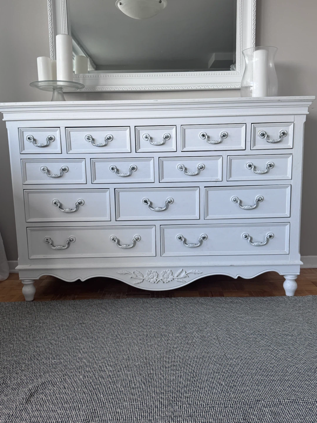 White Dresser with 12 Drawers - photo 3