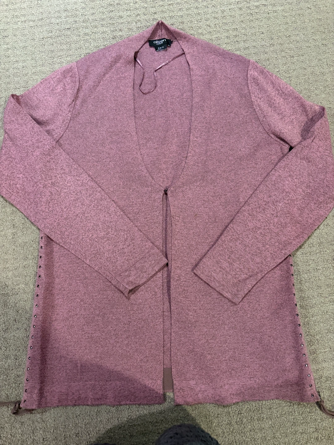 Olsen Pink Cardigan