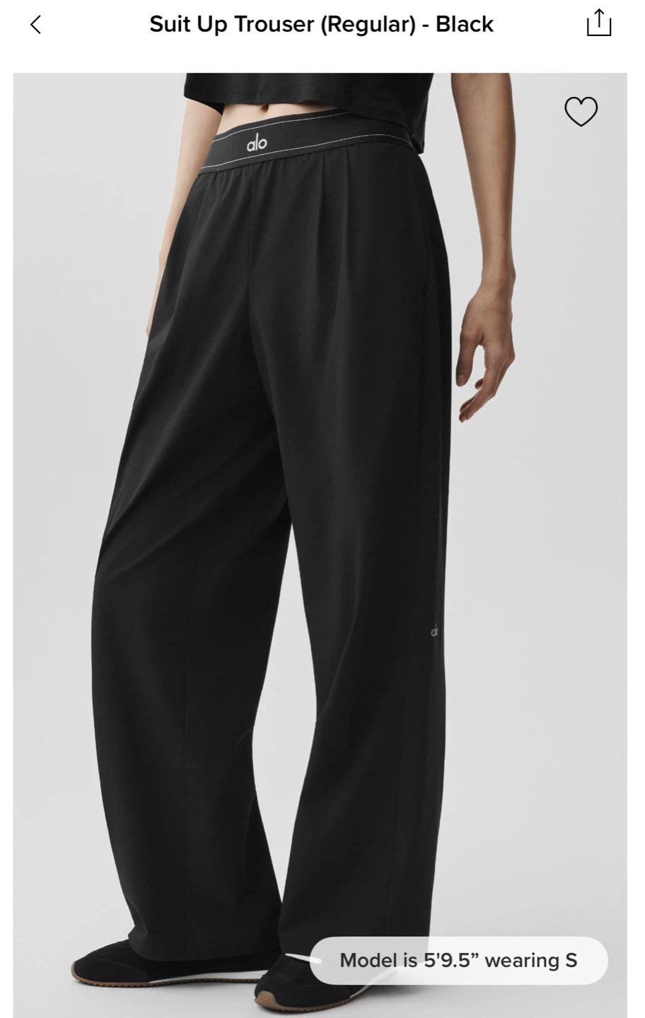 SALE❗️Alo Brand New Suit Up Trouser (Regular) - Black - photo 4