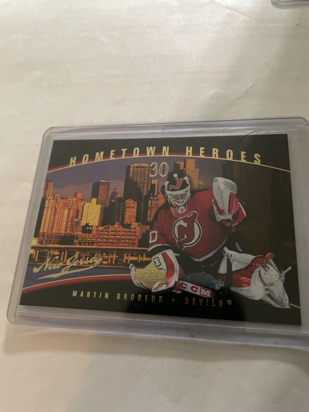 Upper Deck Hometown Heroes Martin Brodeur Hockey Card