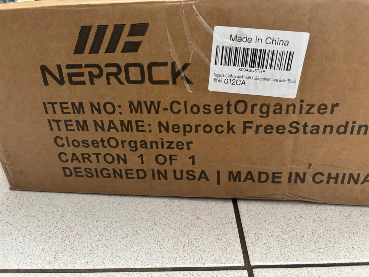 BNIB NEPROCK Free Standing Closet Organizer - photo 4