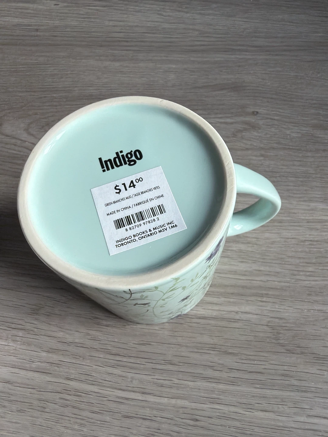 Indigo Green Branches Mug - photo 3