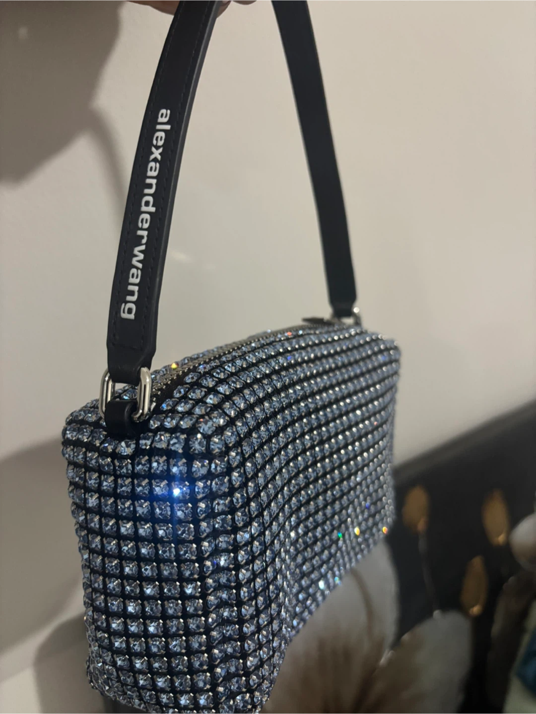 Alexander Wang Heiress Medium Pouch Clutch Bag