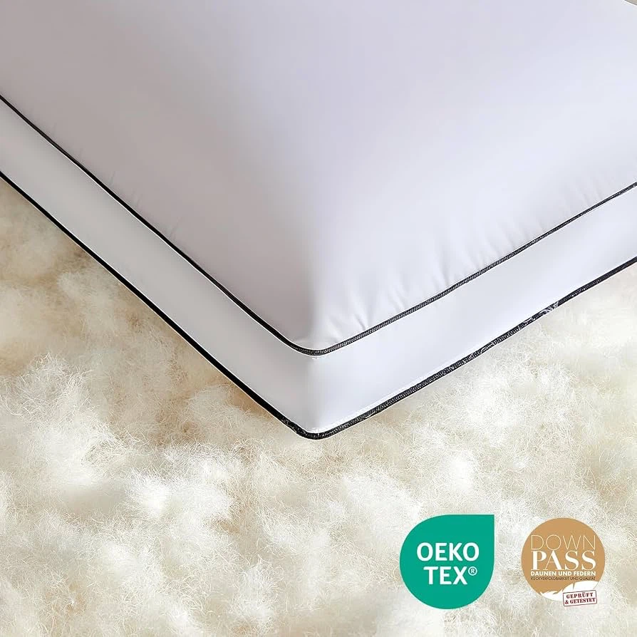 🔥 Brand NEW – Feather Down Pillows King Size, Set of 2 - photo 5