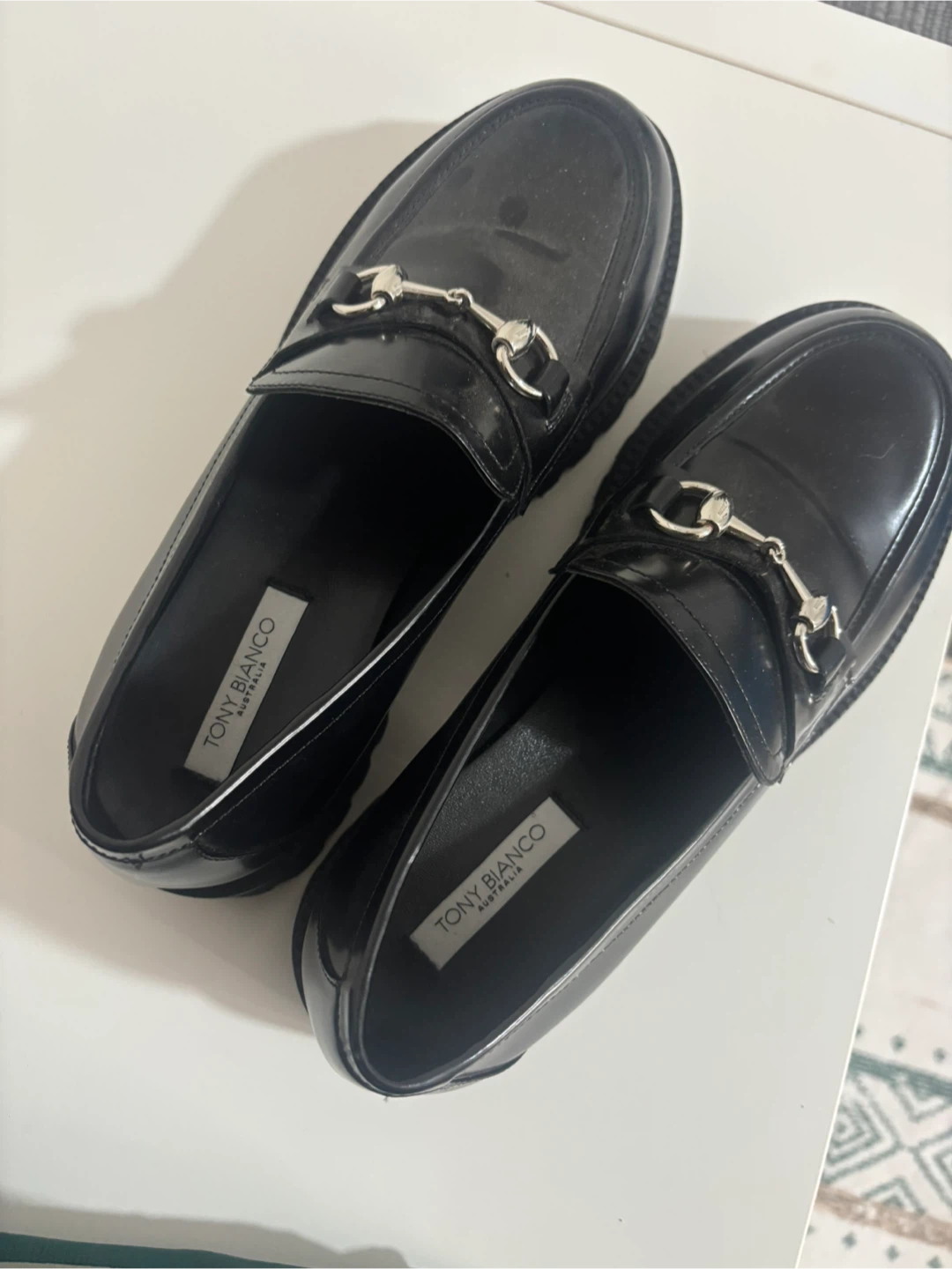 Tony Bianco Black Loafers Size 40 - photo 2