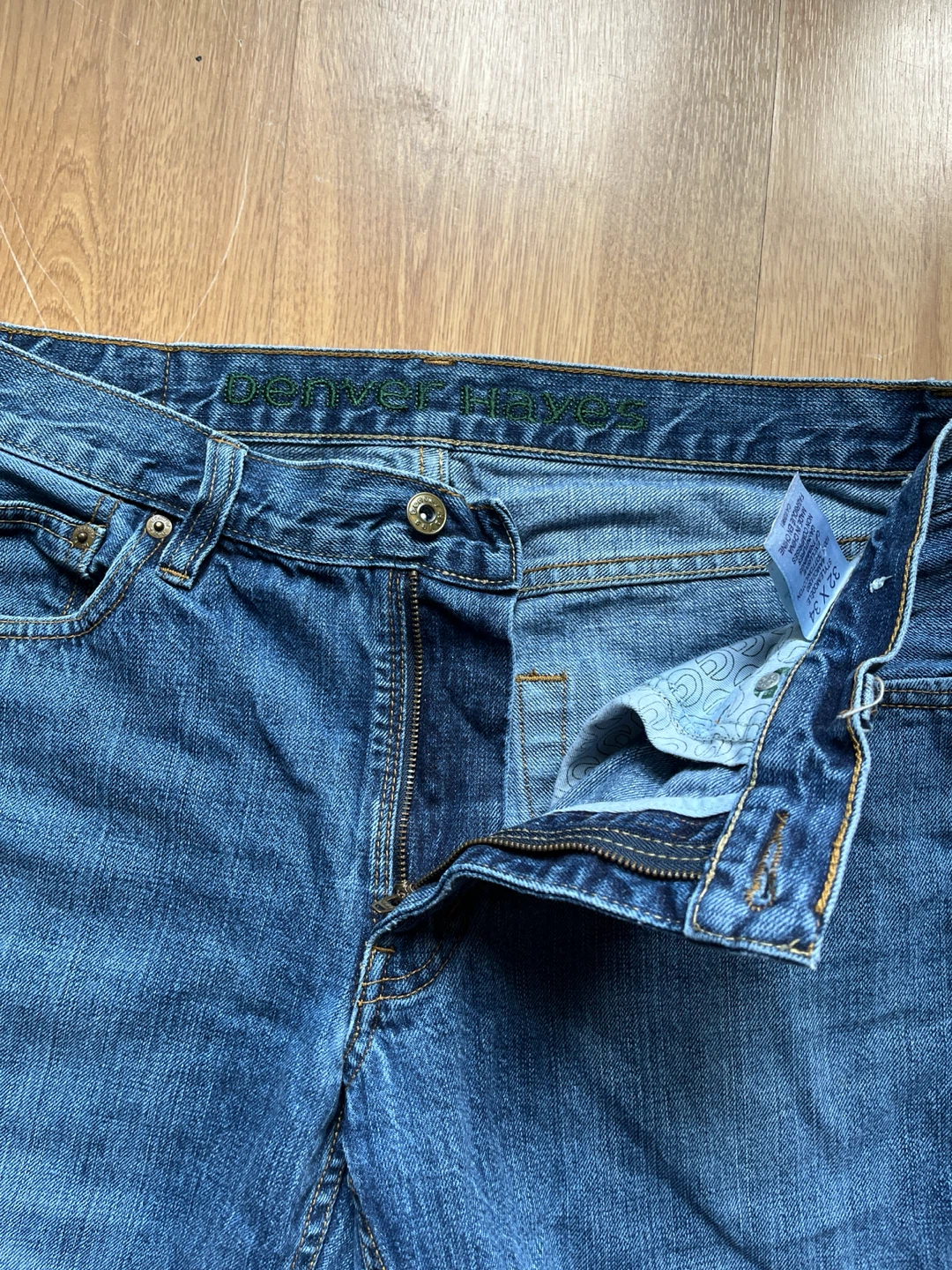 Vintage Denver Hayes Blue Denim Jeans - photo 4