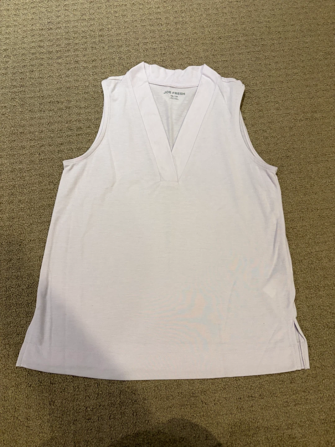 Joe Fresh Sleeveless V-Neck Top