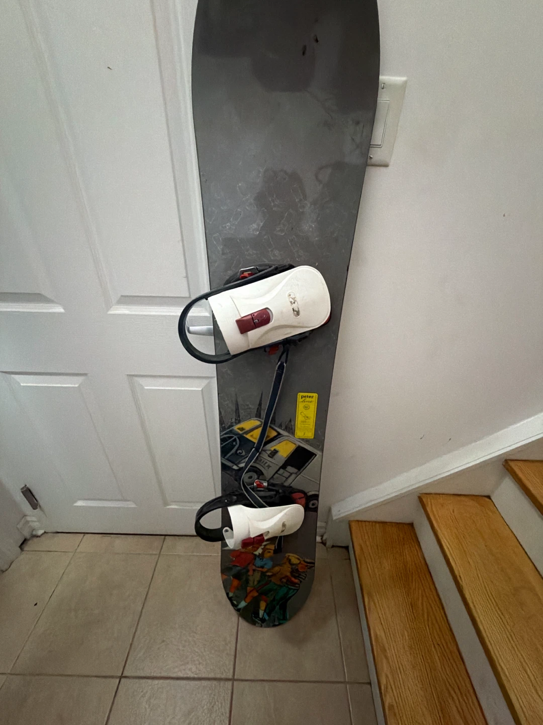 Snowboard with Bindings