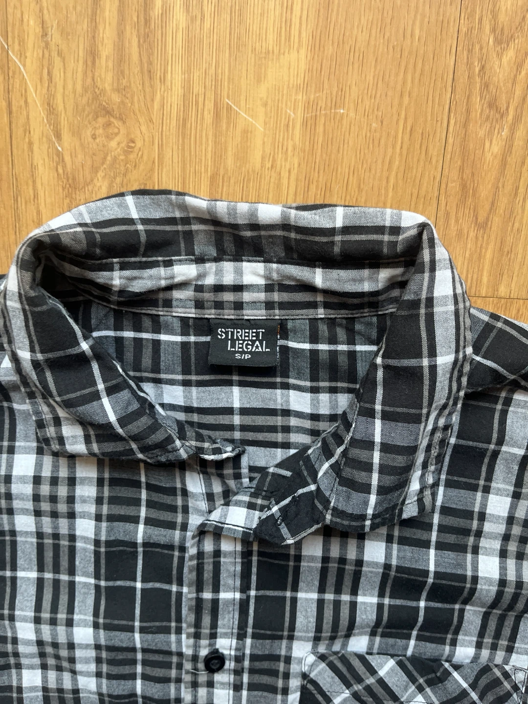 Street Legal Plaid Short Sleeve Shirt - men’s small - photo 3