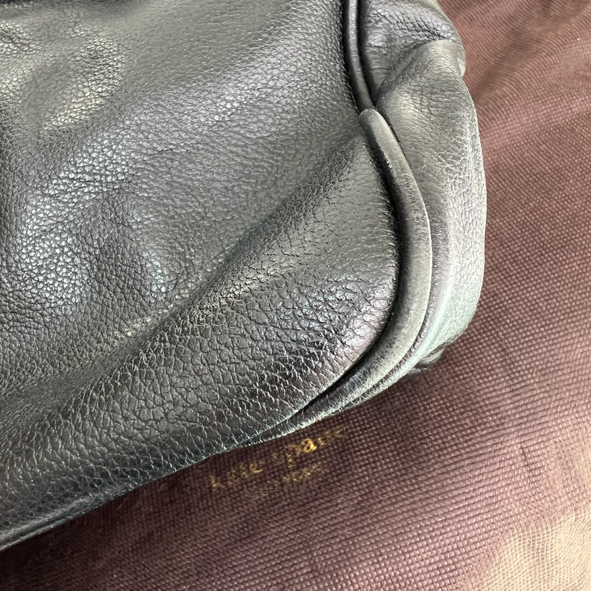 Kate Spade Bow Helena Black Leather Shoulder Bag / Satchel - photo 5