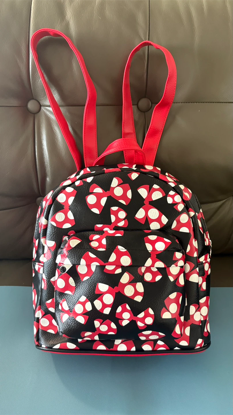 Disney Parks Minnie Mouse Bow Backpack