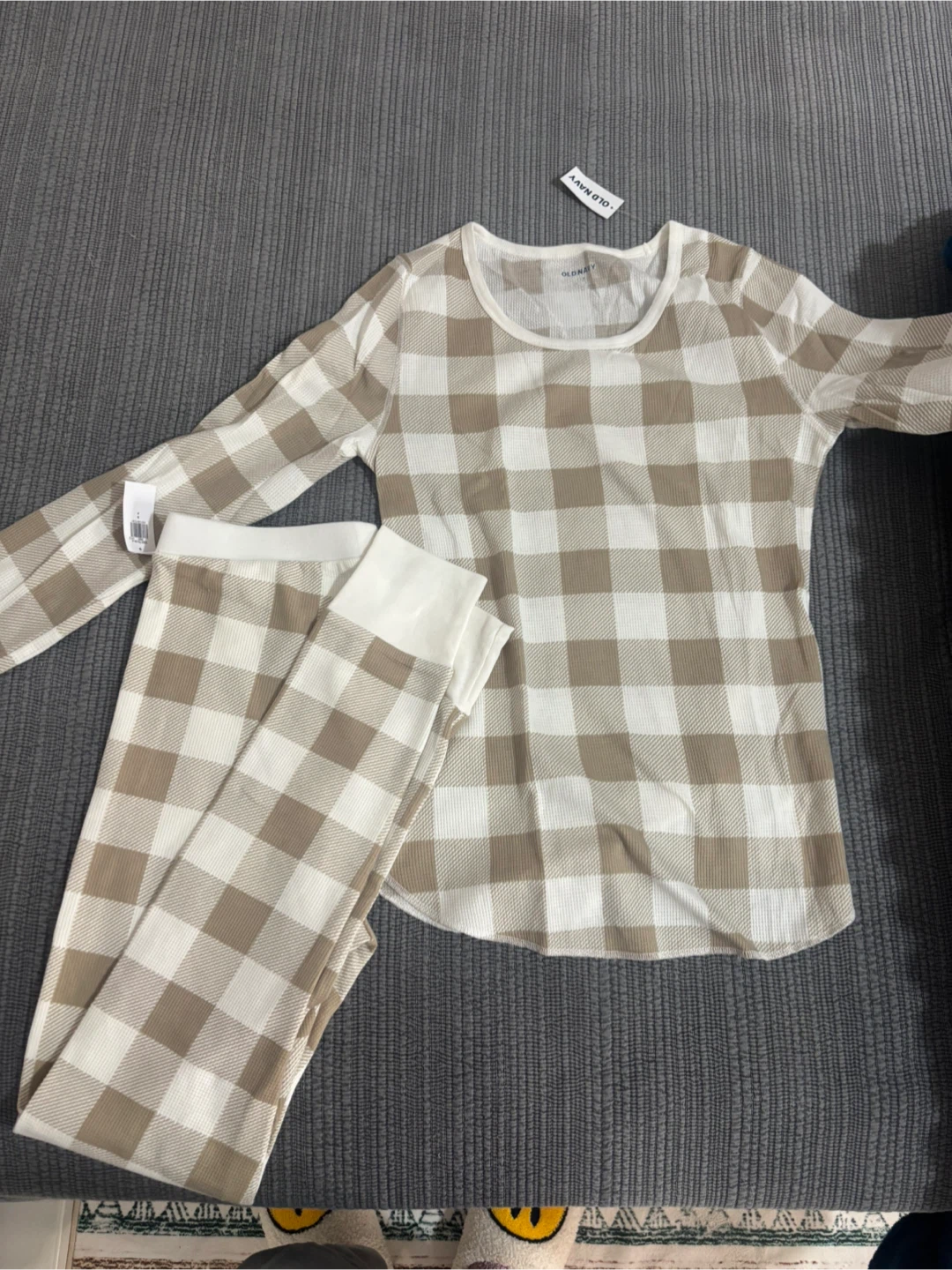 Old Navy Plaid Pajama Set - Size S