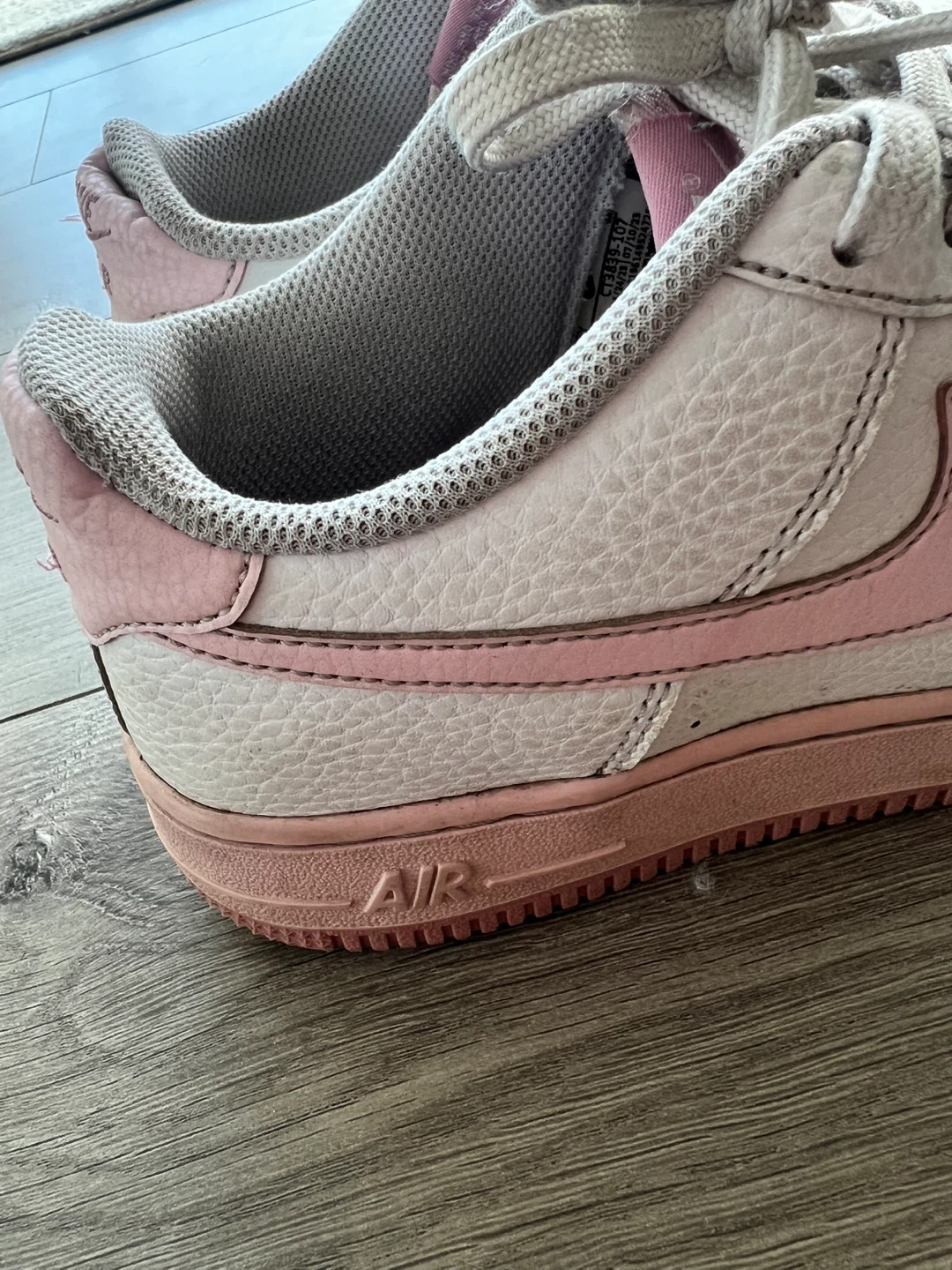 Nike Air Force 1 Low Women's Sneakers White/Pink - photo 3