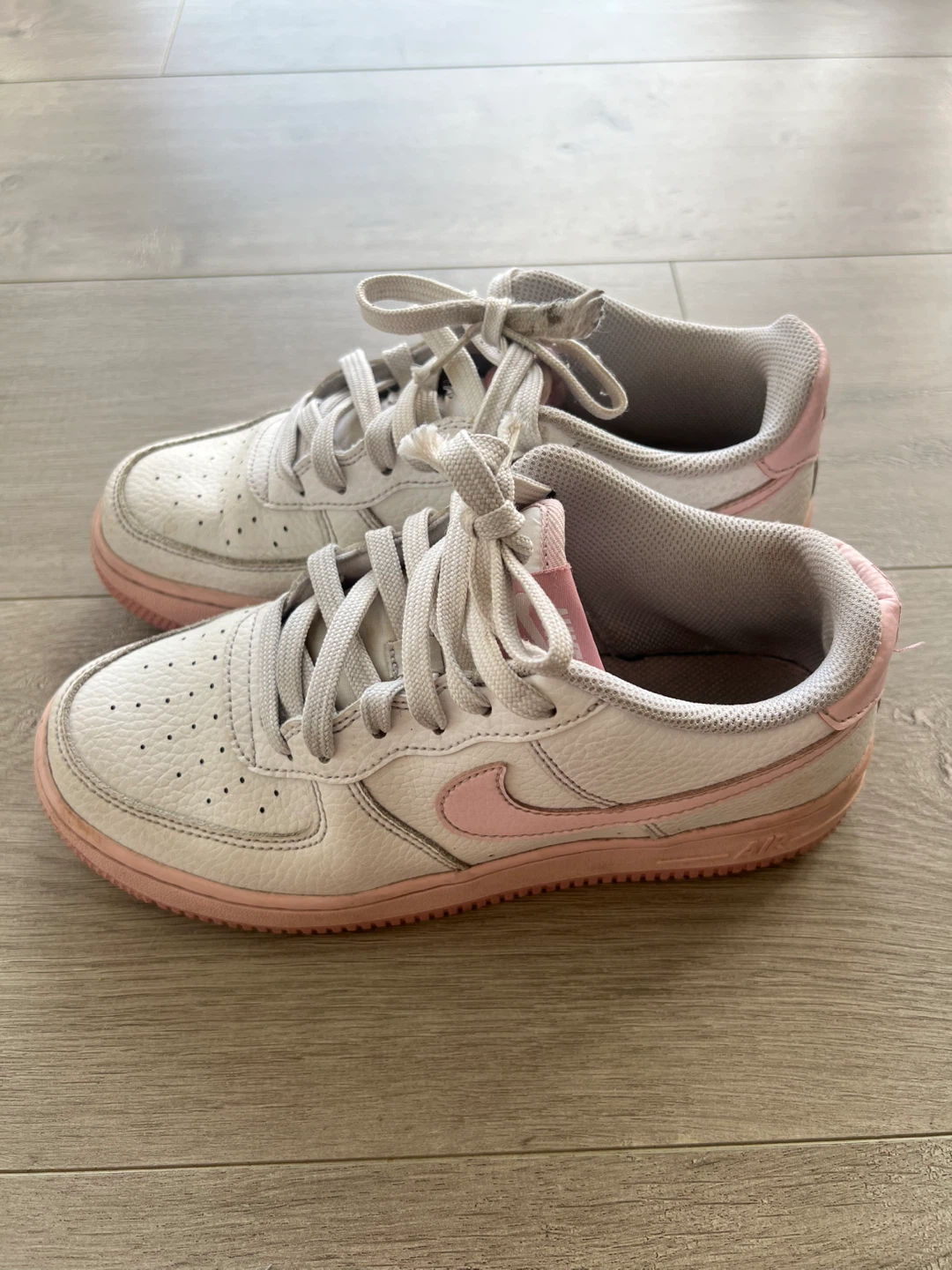 Nike Air Force 1 Low Women's Sneakers White/Pink - photo 5