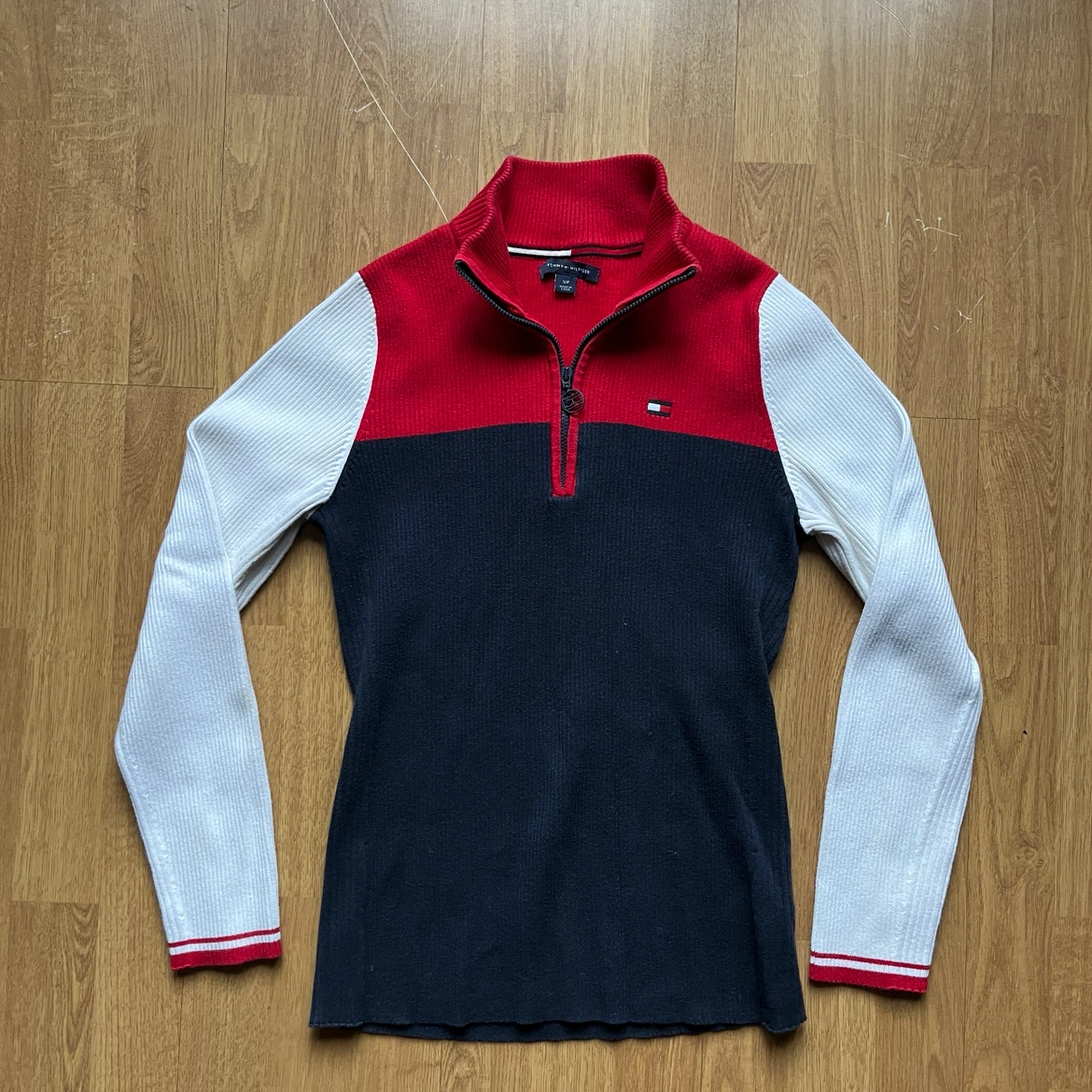 Tommy Hilfiger Colour Block Half-Zip Sweater