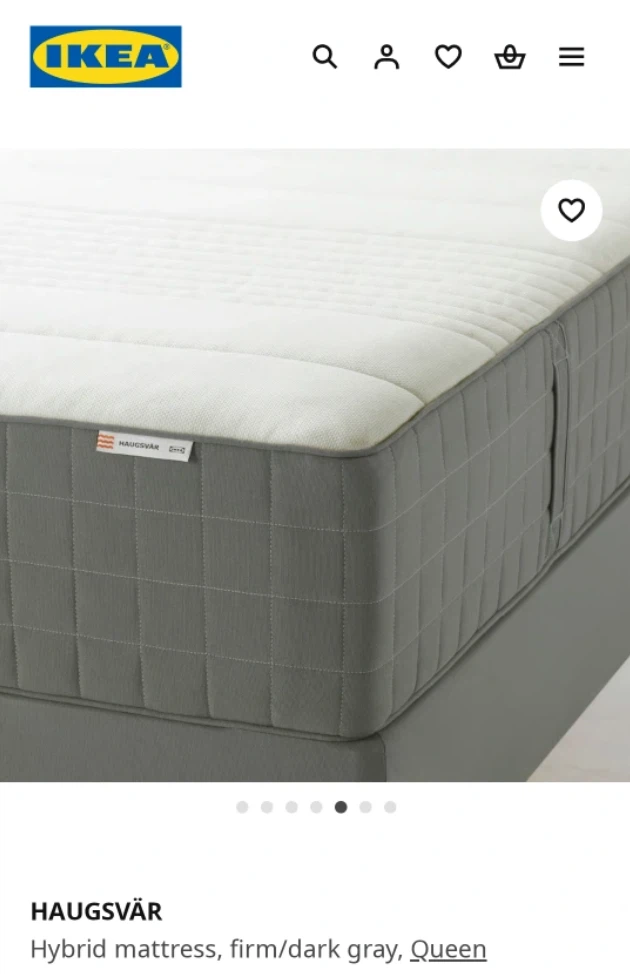 IKEA HAUGSVAR Hybrid Queen Mattress - photo 4