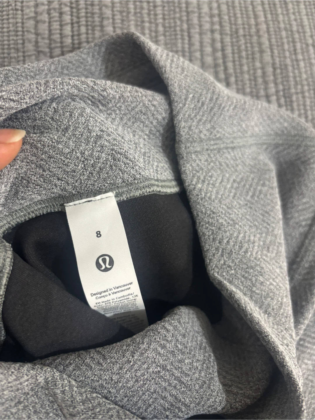 Lululemon Grey Herringbone Leggings - photo 2