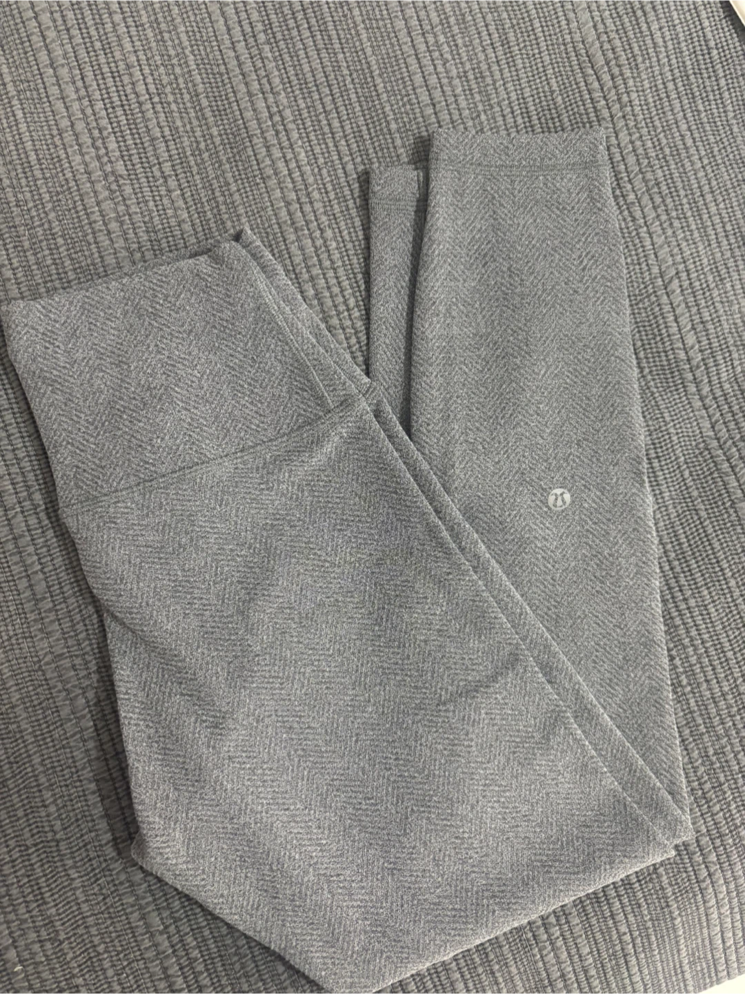 Lululemon Grey Herringbone Leggings