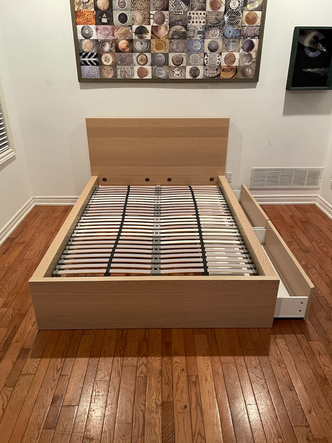 Malm Full / Double Bed Frame with Storage Drawers - photo 4