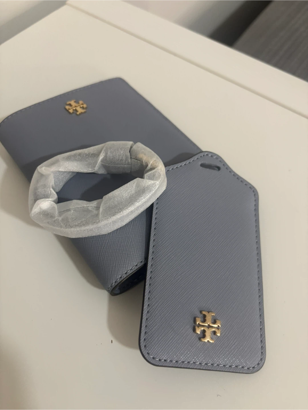 Tory Burch Passport Holder & Luggage Tag Set