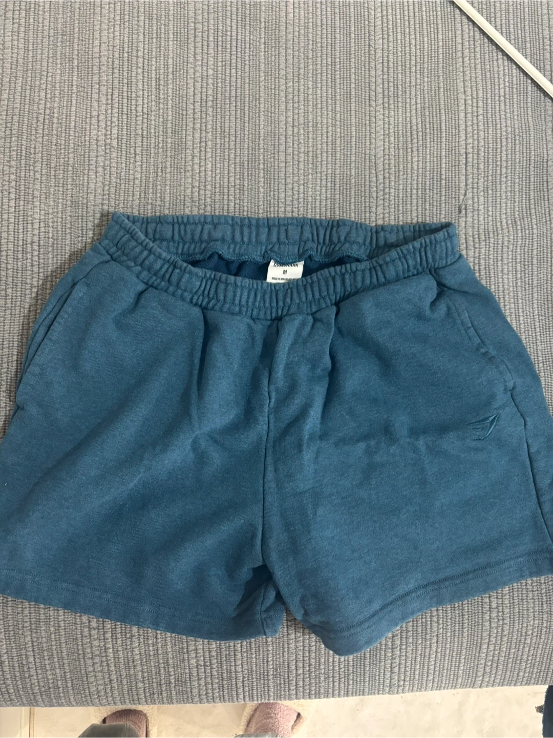 Gymshark Teal Sweat Shorts Size M