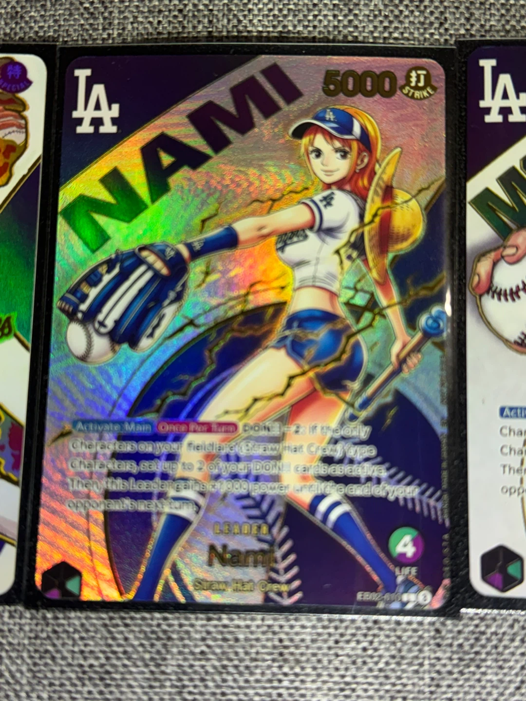 One Piece LA Dodgers Trading Cards - photo 2