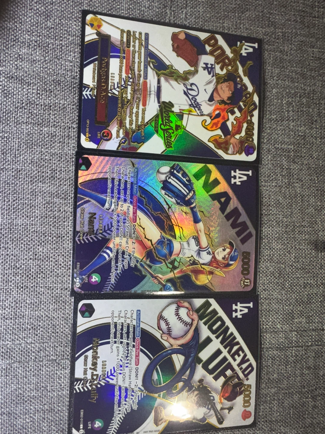 One Piece LA Dodgers Trading Cards - photo 4
