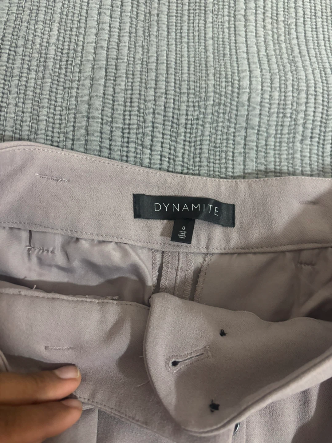Dynamite High-Waisted Tie-Waist Pants - photo 3