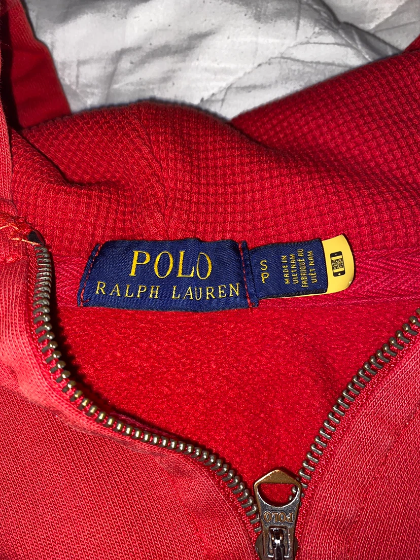 Polo Ralph Lauren Red Zip-Up Hoodie - photo 2