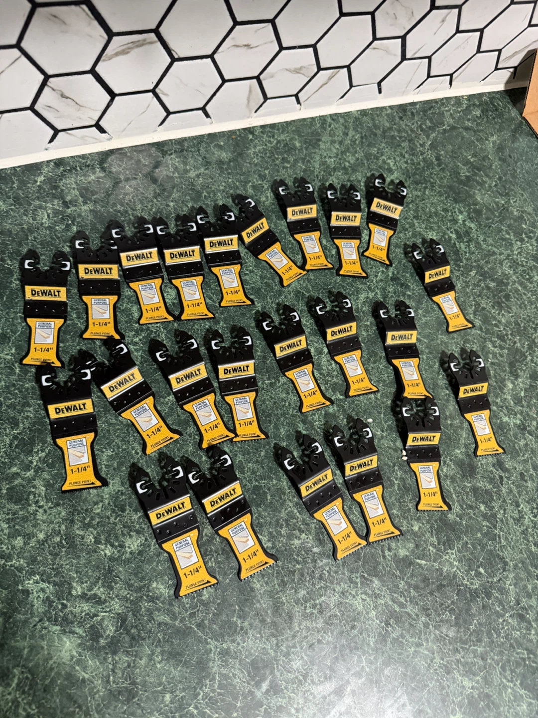 DEWALT 1-1/4" Oscillating Tool Blades - 20pc Set