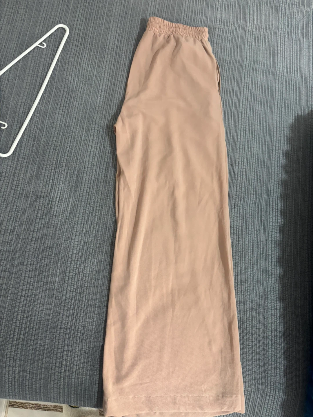 Women's Beige Wide Leg Pants
